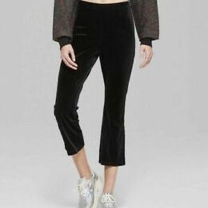 Velvet Capri Pants
